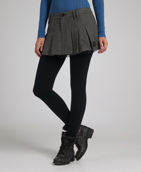 Tweed Cheerleader Skirt