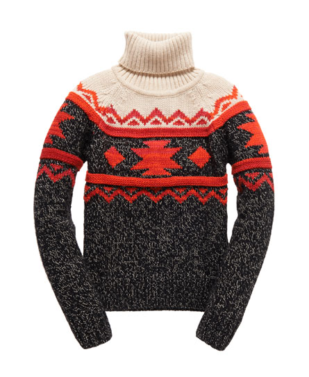 Tribal Fairisle Rollneck