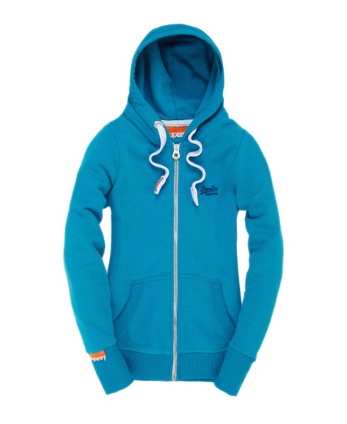 Orange Label Zip Hoodie