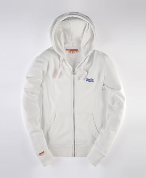 Orange Label Zip Hoodie