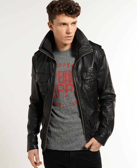 Brad Hero Leather Jacket | Labels Shopping Online